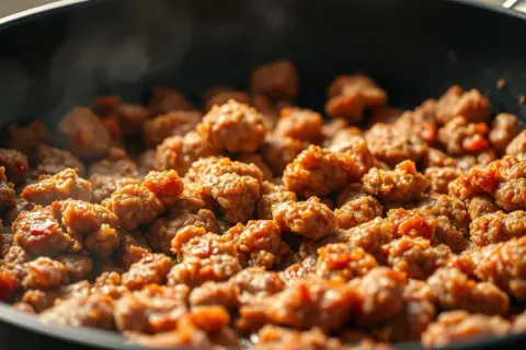 Mięso na spaghetti: Ile smażyć? Sekrety soczystości i smaku