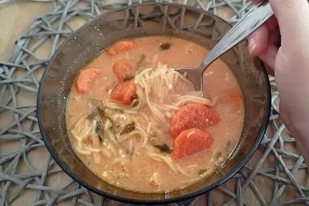grudki w zupie