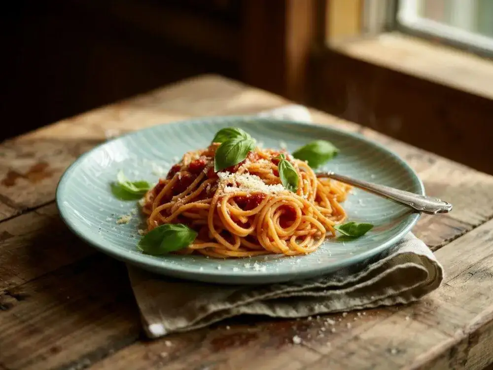 spaghetti składniki wysokiej jakości