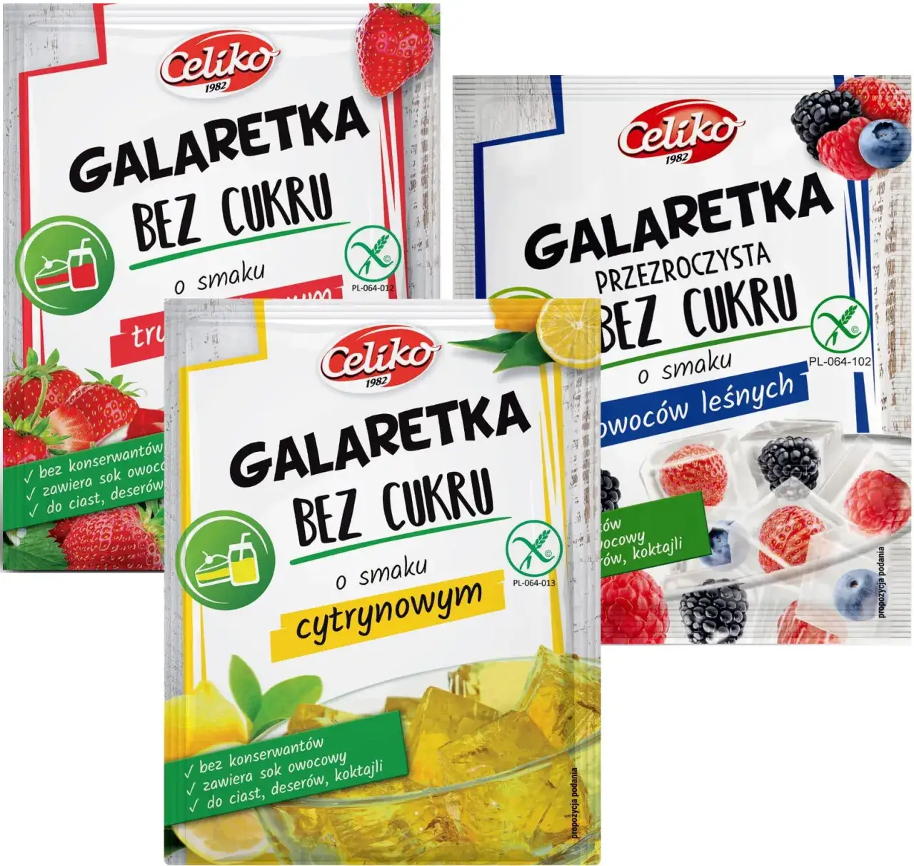 galaretka malinowa z cukrem vs bez cukru porównanie